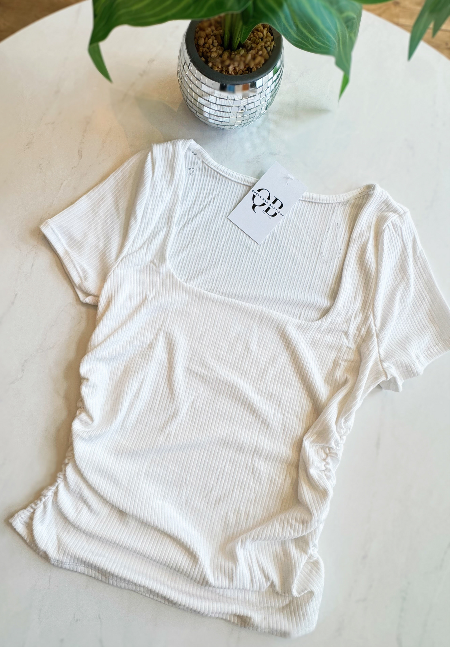 Casual White Tee