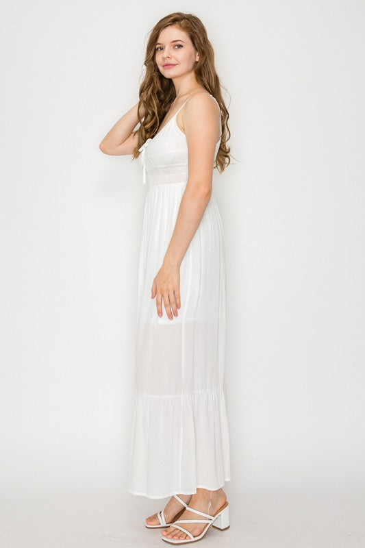 Flowy Smocked Maxi Dress