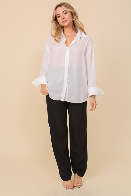 Silky Button up