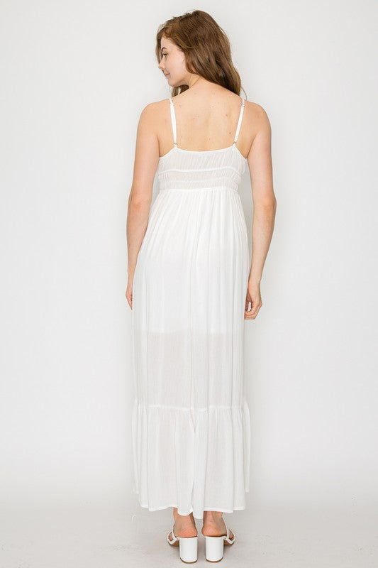 Flowy Smocked Maxi Dress
