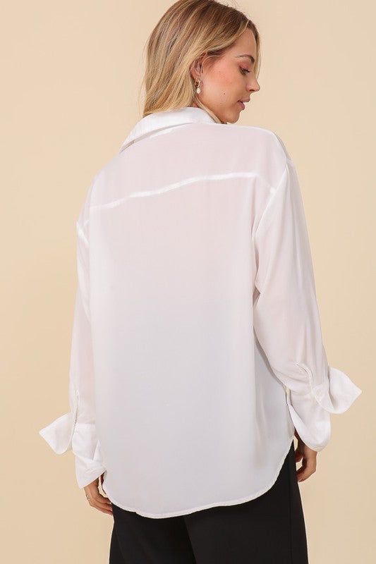 Silky Button up