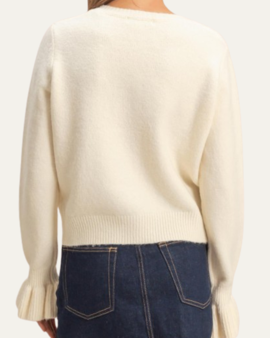 Pretty Like A Bow Button Up Cardigan