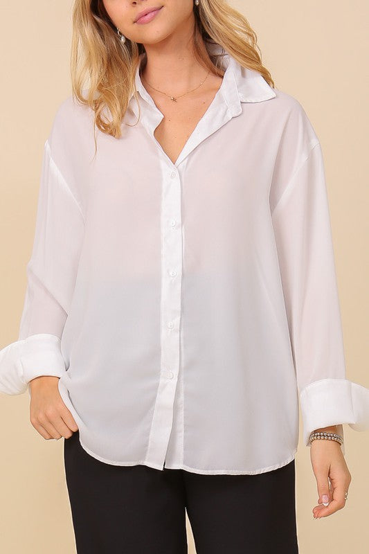 Silky Button up