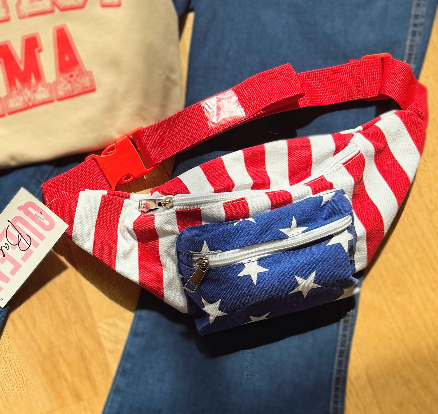 American Flag Fanny Pack