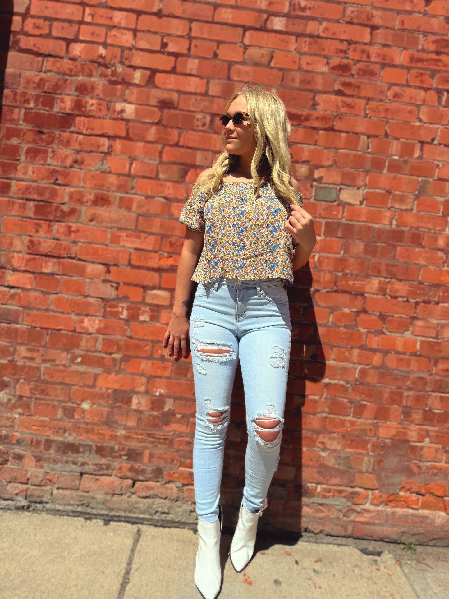 Floral Crop Top