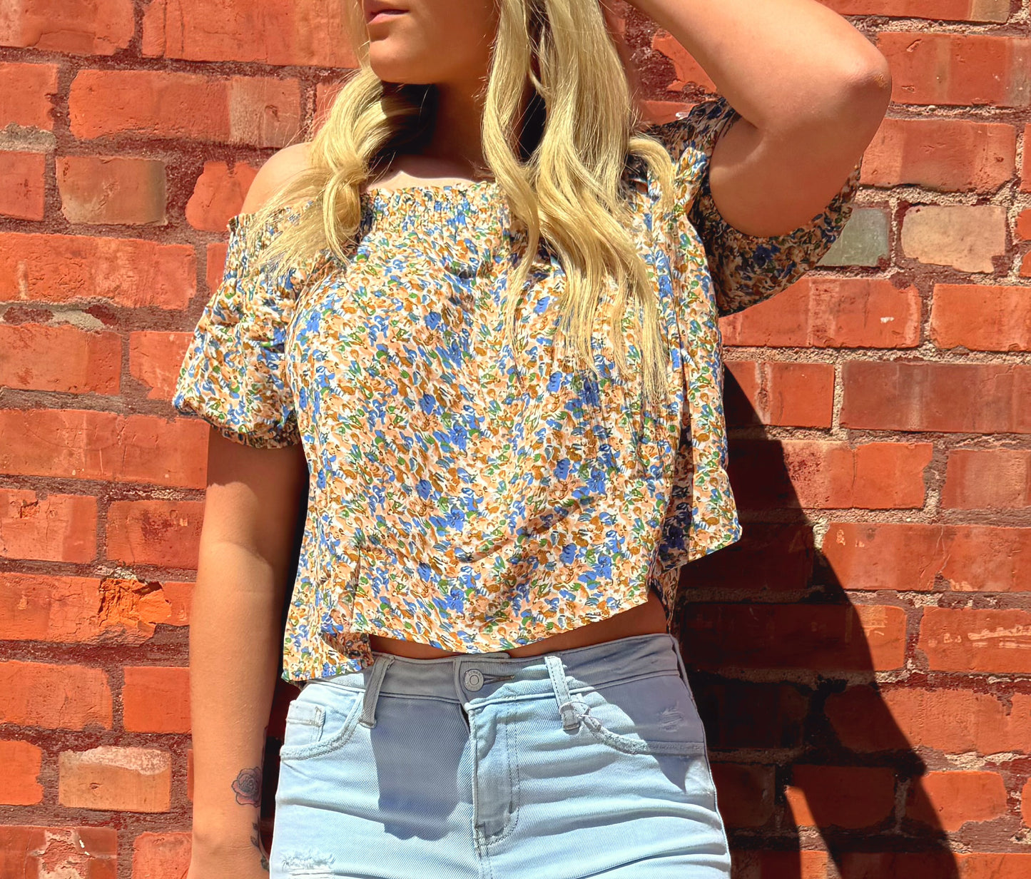Floral Crop Top