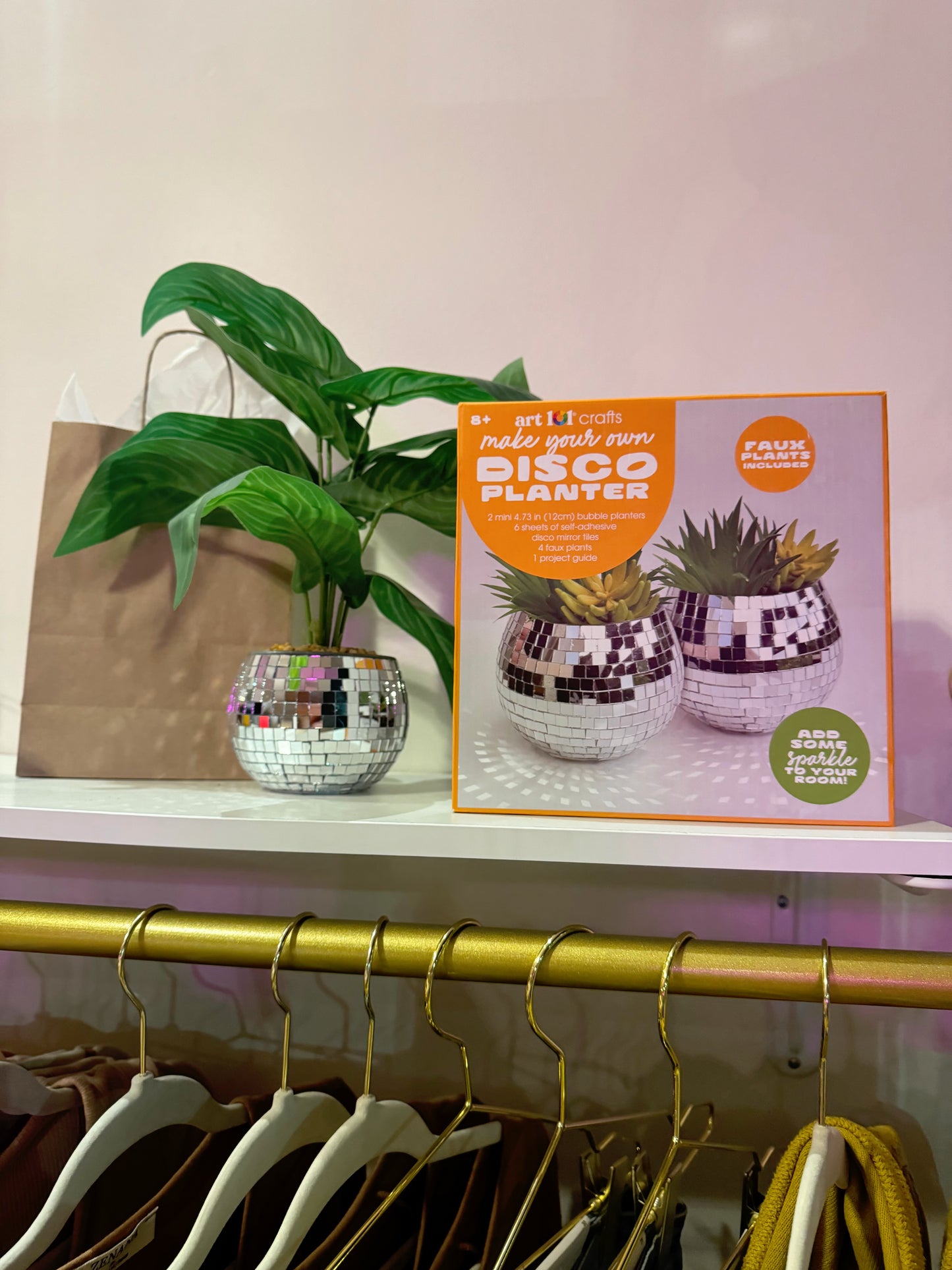 Make Your Own Disco Planter Kit