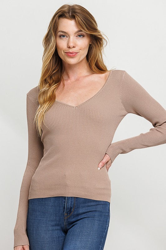 Sweater Top Basics (Mocha)