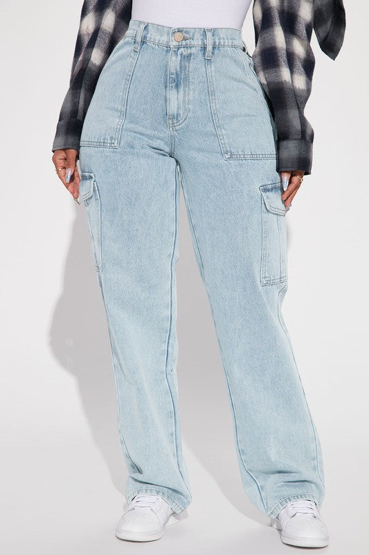 Stretch Cargo Denim