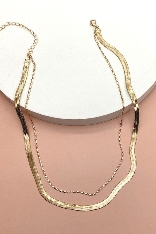 Double Layered Snake Chain