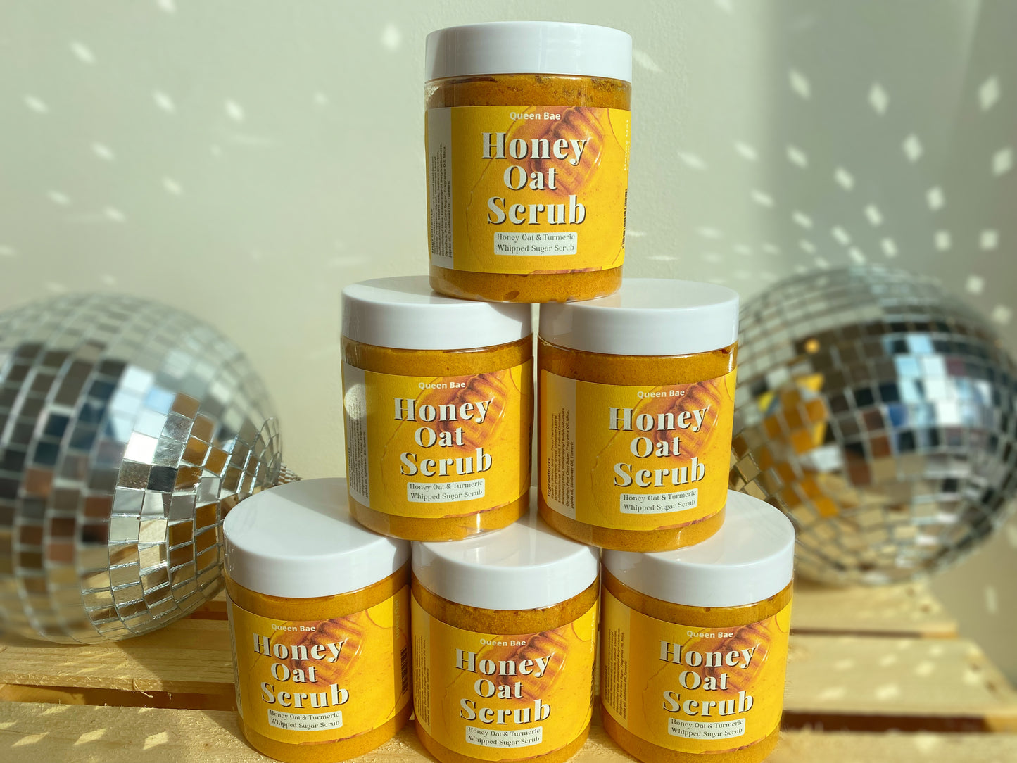 Honey Oat Turmeric Whipped Scrub