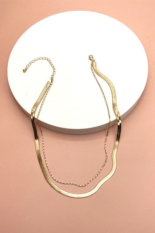 Double Layered Snake Chain