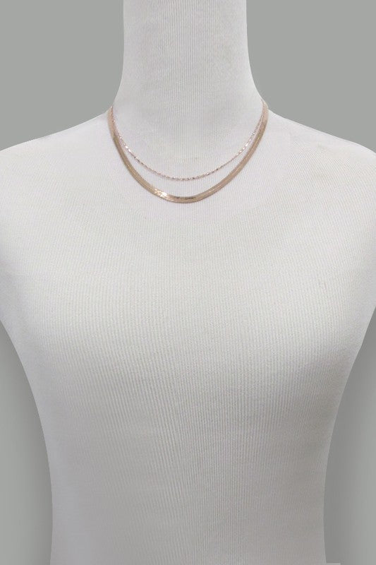 Double Layered Snake Chain