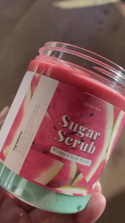 Watermelon Whipped Sugar Scrub