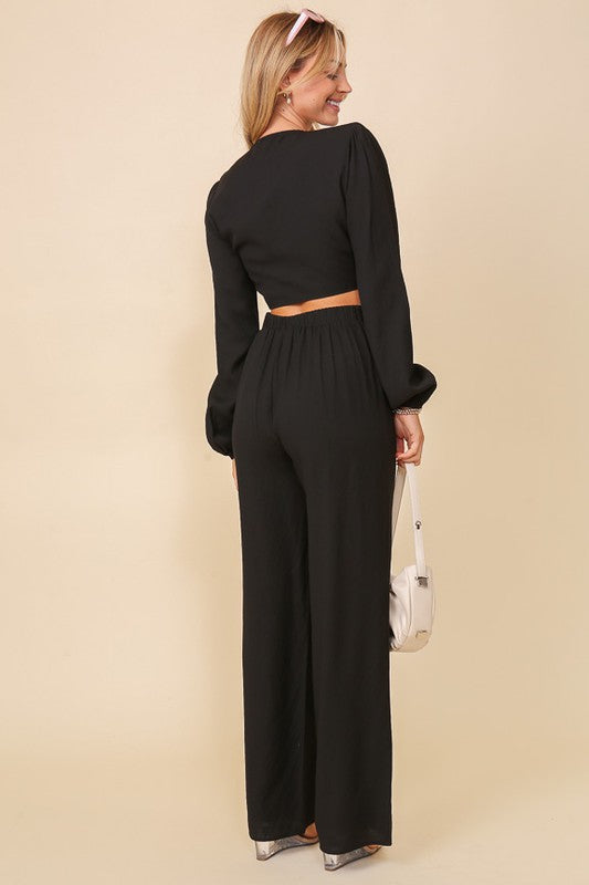 Self Tie Pant Set