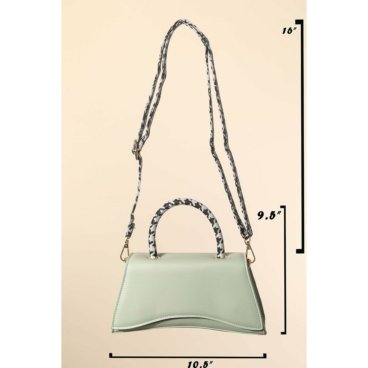Faux Leather Fashion Handbag