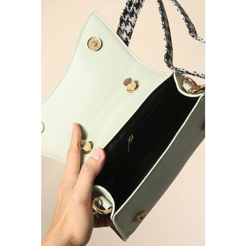 Faux Leather Fashion Handbag