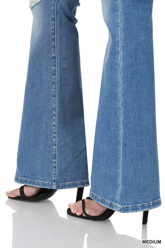 High-Rise Straight Leg Denim Jean