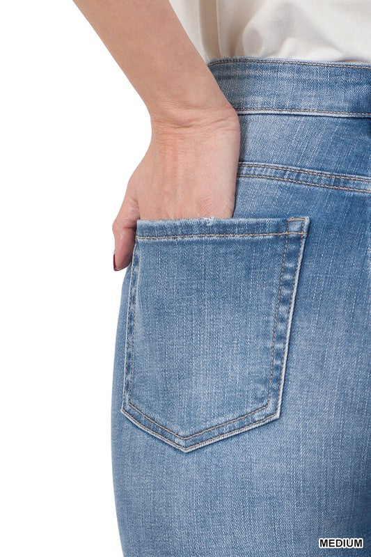 High-Rise Skinny Denim Jeans