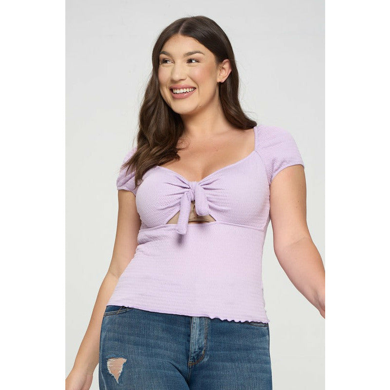 Curvy Knotted About You Top