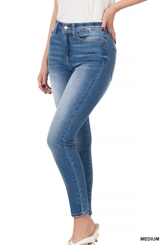 High-Rise Skinny Denim Jeans