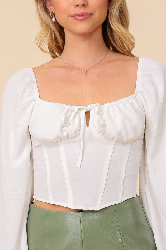 Corset Stitch Top