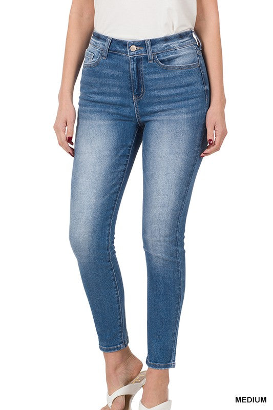 High-Rise Skinny Denim Jeans