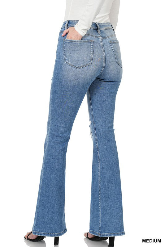 High-Rise Straight Leg Denim Jean