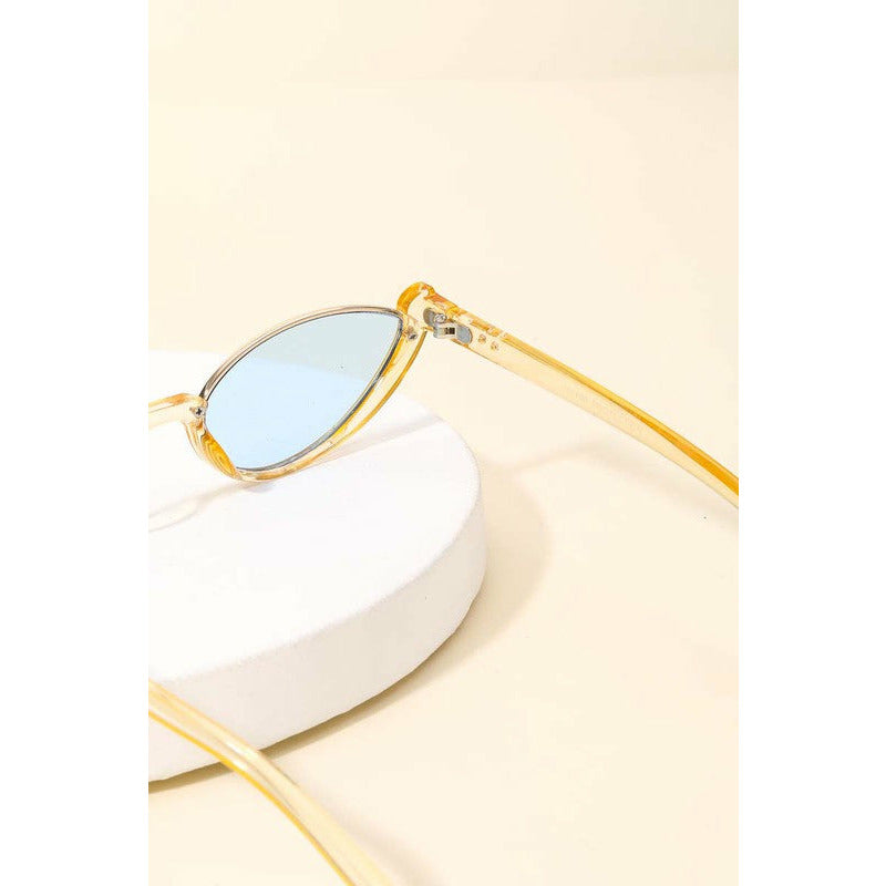 Oval Rimless Sunglasses