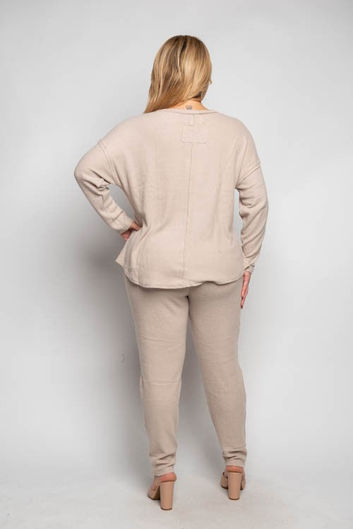 Curvy Brushed Long Sleeve
