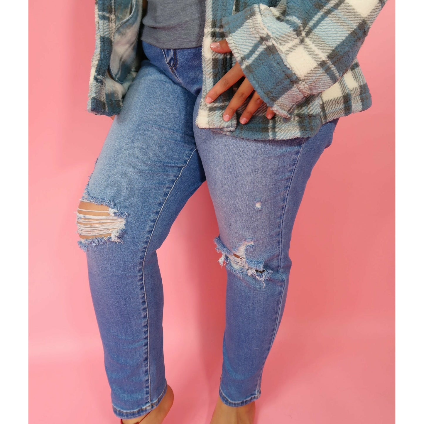Curvy High Waisted Mom Jeans