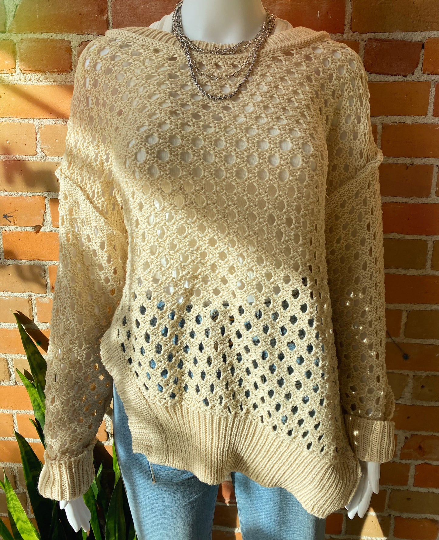 Open Stitch Sweater