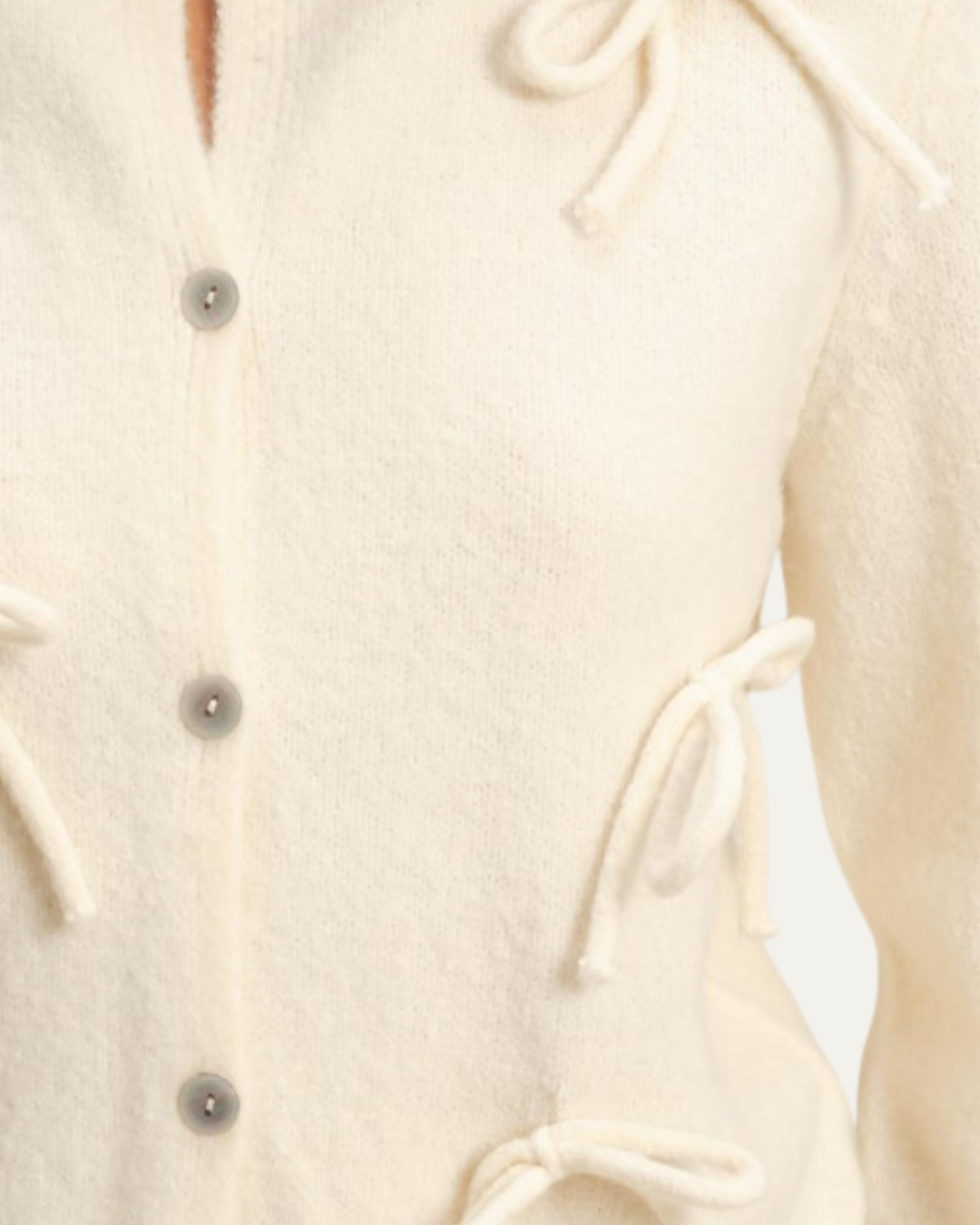 Pretty Like A Bow Button Up Cardigan