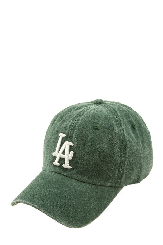 Dodgers Forest Green LA Dad Hat