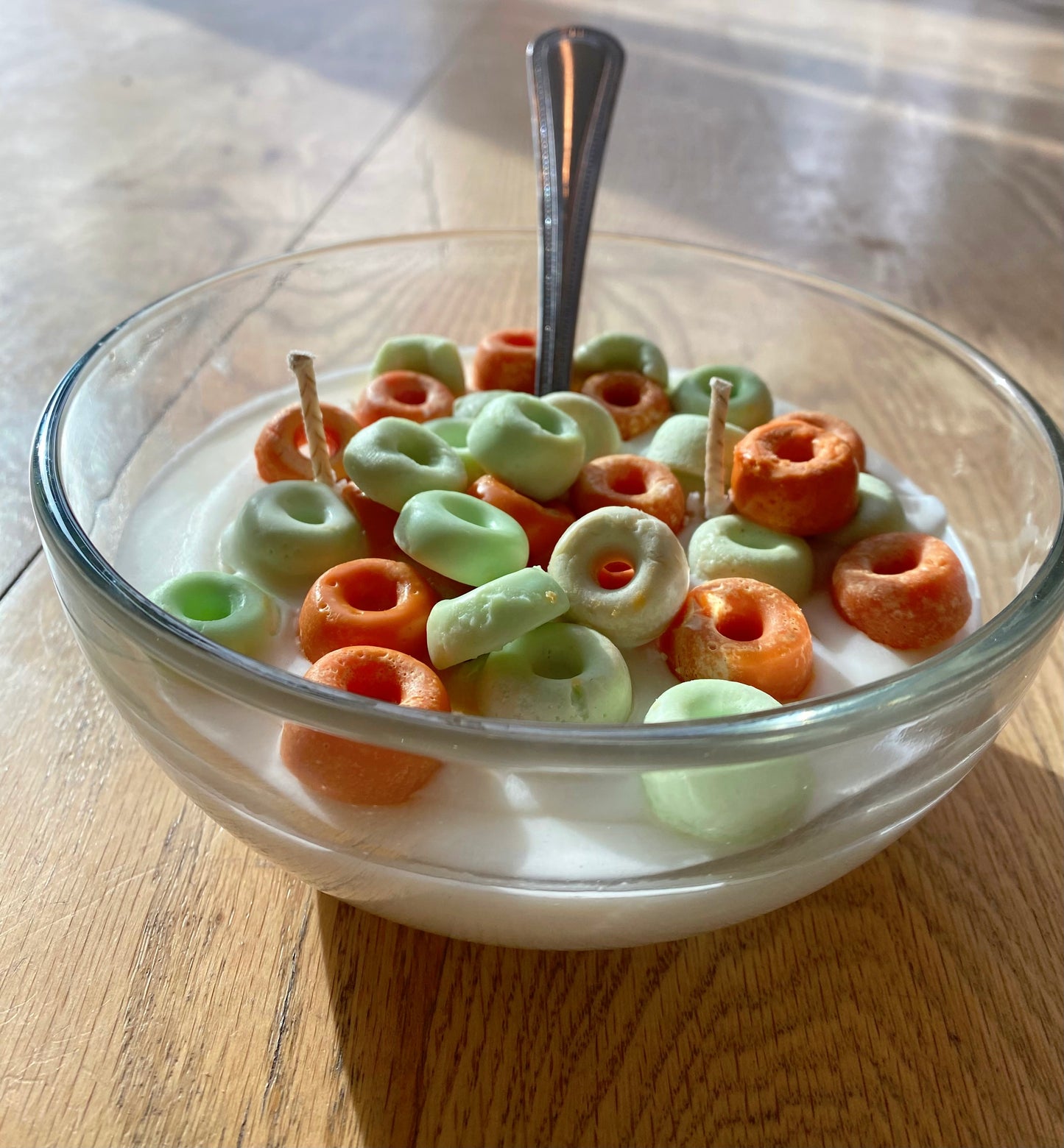 Apple Jacks Cereal Bowl Candle 🥣