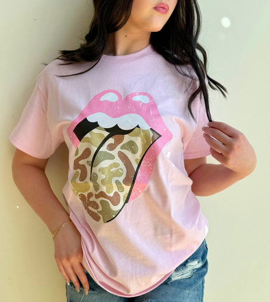 Tongue graphic tee