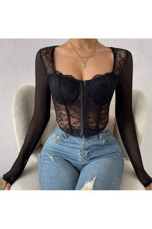 Corset Lace Top