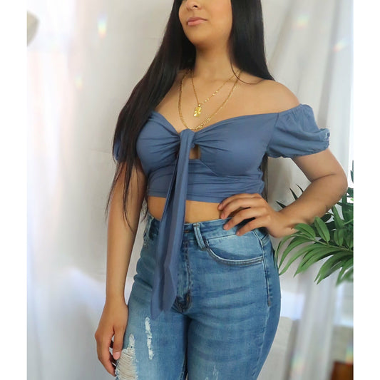 Kelly Knotted Tie Top