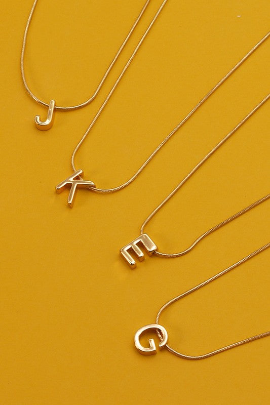 Initial Pendent Necklace