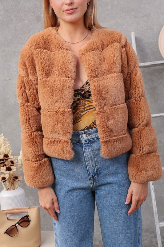 Faux Fur Furry Jacket