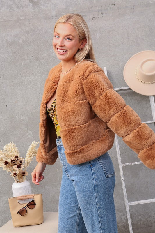 Faux Fur Furry Jacket