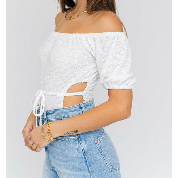 Detail Off Shoulder Bodysuit