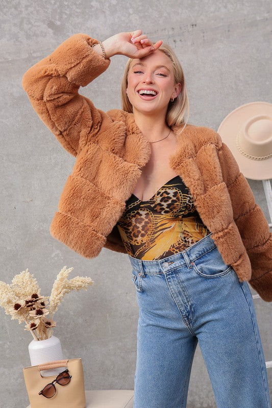 Faux Fur Furry Jacket