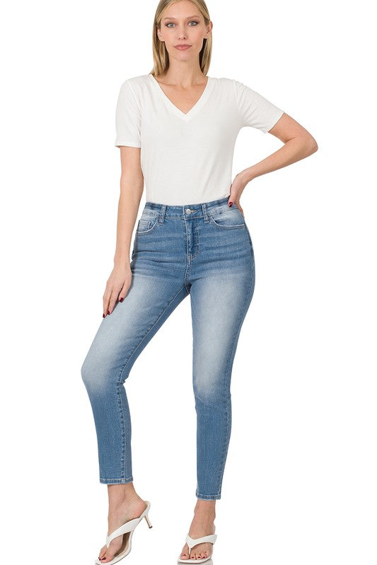 High-Rise Skinny Denim Jean