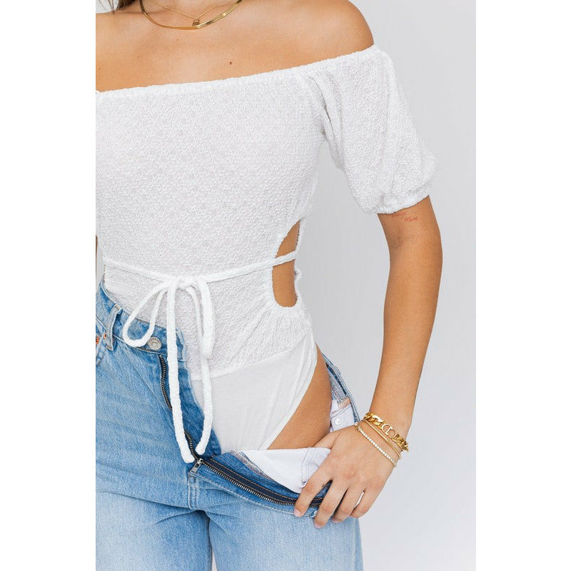 Detail Off Shoulder Bodysuit