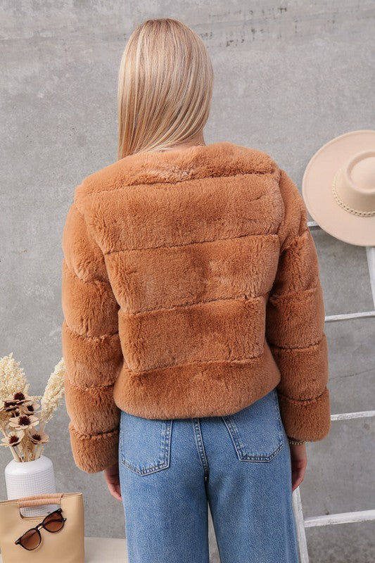 Faux Fur Furry Jacket