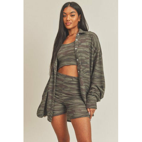 Camo Three Piece Set