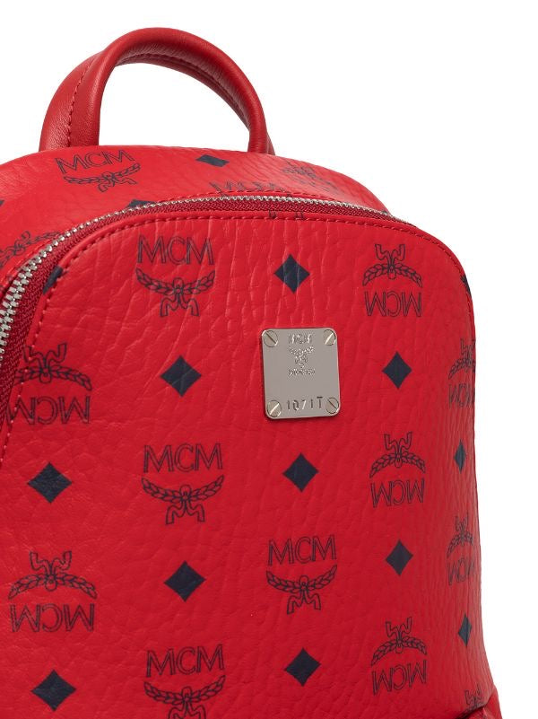 Mcm Men's Klassik Sling Bag in Visetos - Red - Backpacks