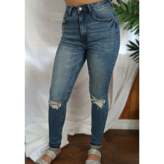 Killin ‘Em Kindly High Waisted Skinny Denim Jeans